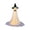 D, variant on Homellea Light Up Halloween Ghost Decoration, 47.24 Inch Cloth Ghost Figure, Happy Smile Face with Black Witch Hat for Halloween Party, Haunted House, Front Porch, Yard and Entryway