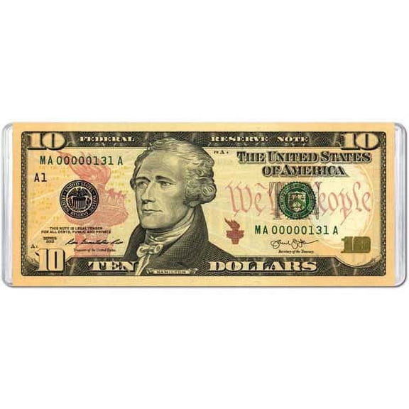 $10 Banknote, a 140-piece MiniPix Puzzle by Pigment & Hue