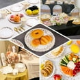 thumbnail image 5 of Efavormart 25 Pack | 7" White Rose Gold Polka Dot Dessert Appetizer Paper Plates, Disposable Salad Party Plates - 300 GSM, 5 of 11