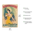 thumbnail image 2 of Ambassadors - The Beautiful Fagette - Vintage Cabaret Poster by Jules Chéret c.1800s - 8 x 12 inch Vintage Wood Art Sign, 2 of 4
