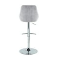 thumbnail image 3 of Lumisource Diana Set Of 2 Bar Stool With Chrome Finish BS-DIANACOR-RT2 CHRMGY2, 3 of 5