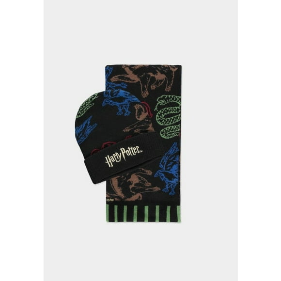 Harry Potter - hat and scarf (gift set) Black