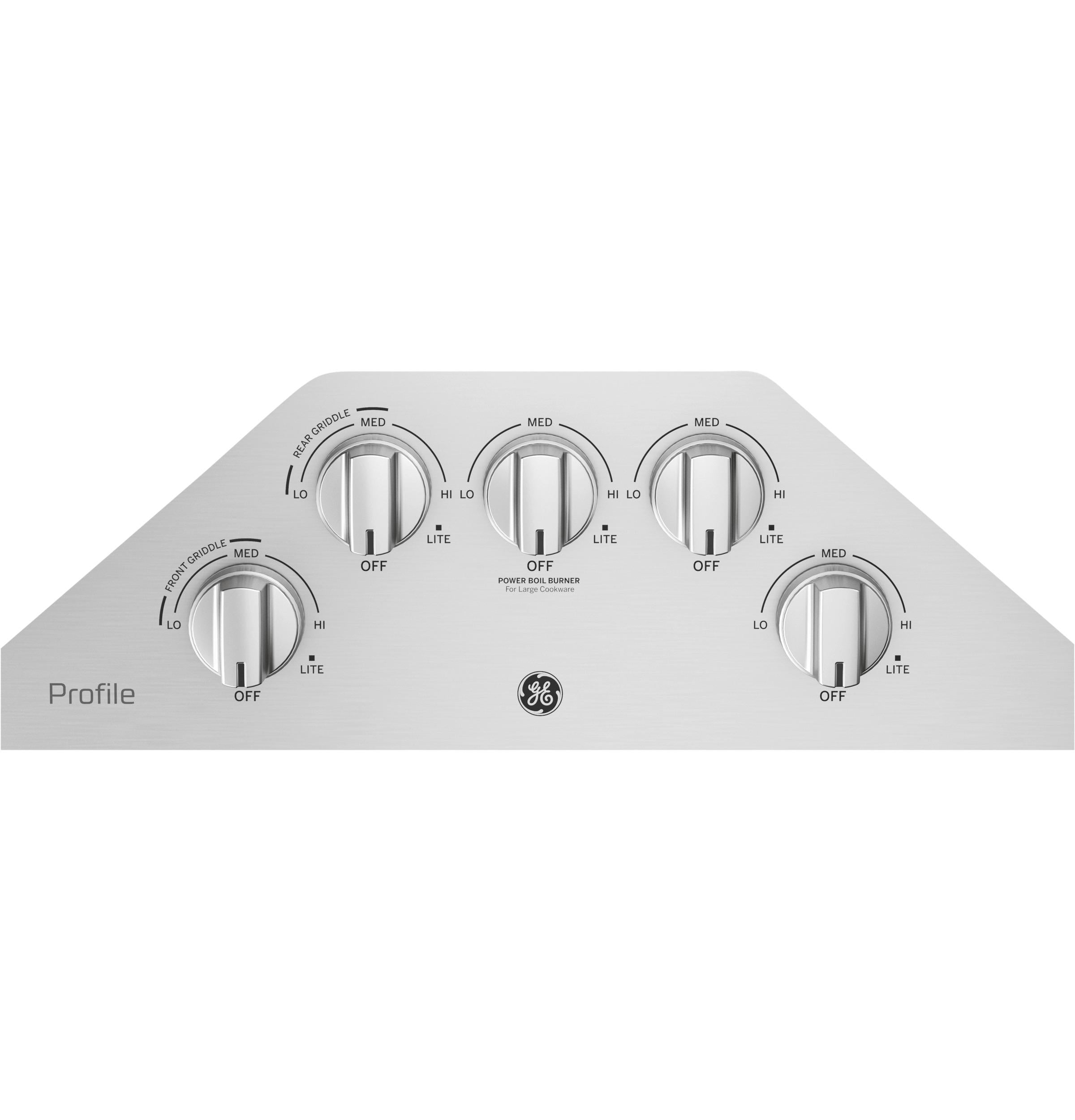 Ge Profile Pgp7030 Ge Profile 30" Wide 5 Burner Gas Cooktop - Stainless Steel