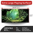 thumbnail image 2 of The Gaming Mat Company Single Player MTG Playmat & Gaming Mouse Pad - 28" x 14" Forest Gaming Mousepad Compatible with Magic The Gathering Playmats MTG Cards Gaming Mouse Mat Large Mouse Pad, 2 of 9