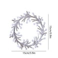 thumbnail image 3 of Leodye 1PCS Christmas Ornaments Crystal Snowflake Ornaments Annual Edition Christmas Tree Ornament Home Gifts-5.91x5.91in, 3 of 6