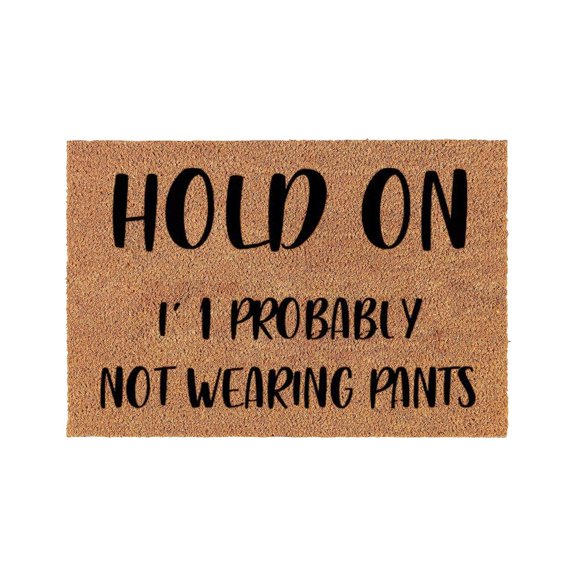 BIZHUA Funny Welcome Doormat Entryway Front Porch Rugs 60 * 40Cm Anti Bottom Floor Indoor Outdoor Carpet for Farmhouse Patio Home Decor, 1X Carpet