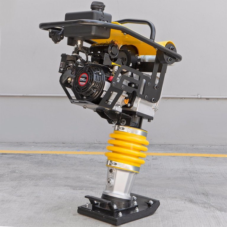 Stark USA Jumping Jack Plate Compactor, 6.5HP Gas Powered Rammer