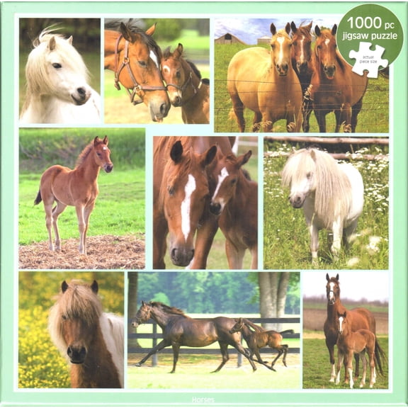 Otter House 1000 Piece Puzzle - Horses