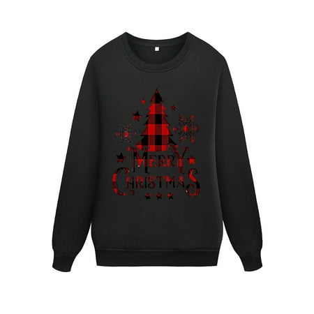 

ZIZOCWA Shirt For Dad And Girls Boys Pajama Christmas Family Women S Christmas T Shirts Thick Crewneck Ultra Soft Deer Head Bow Print Long Sleeve Tops Blouse For Adults Sweater Family Matching Pajama