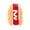 Orange, variant on Funny Hot Dog Pet Cosplay Costume, Funny Food Shaped Pet Outfit for Small Medium Large Dogs, Adjustable Comfortable Pet Clothing for Halloween Parties, Photo Shoots and Dress Up for Pets S