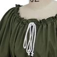 thumbnail image 5 of Medieval Renaissance Style Women’s Shirt Dress Set Vintage Ball Gown for Theater, 5 of 8
