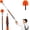 24FT, variant on 12FT Cobweb Duster with Extension Pole, Spider Web Brush for Cleaning Extendable, Professional Ceiling and Corner Dusters for Outdoor Indoor Use