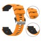 thumbnail image 4 of Matsuzay Correas de silicona para reloj inteligente deportiva reemplazo de correa de reloj de goma para Forerunner Relojes inteligentes naranja negro, 4 of 6