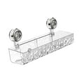thumbnail image 1 of Removable Suction Cup Shower Shelf Detachable Shower Shelf for Dressing Room Clear, 1 of 8