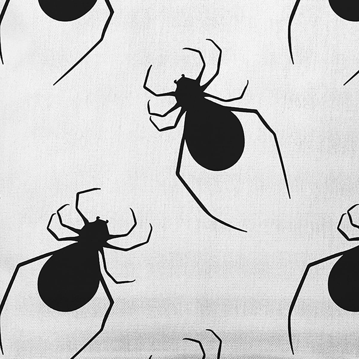 Simply Daisy 16" x 16" Crawling Spiders Decorative Throw Pillow, White
