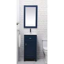 Olive 16" Blue Single Bathroom Vanity