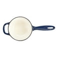 thumbnail image 4 of Servappetit 1.5 qt. Cobalt Glazed Enamel Cast Iron Saucepan, 4 of 6