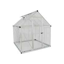Palram - Canopia  Hybrid Greenhouse - Silver - 6 x 6 ft.