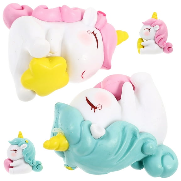 Raindrops Mini Figurines Assorted Colors 4 Pieces Collectible Decorative Toys