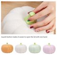 thumbnail image 4 of destyer Fruit Plate Plastic Reusable Candy Tray Double Layer Pumpkin Vegetable Fruit Holder for Home, Pink, 4 of 9