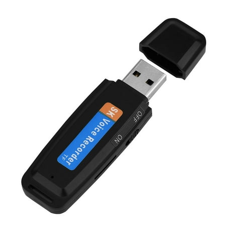 Yosoo U Disk Shaped Recorder USB 2.0 Digital Voice Recorder Flash Drive Mini Audio Recorder ,Voice Recorder, Digital Audio Recording