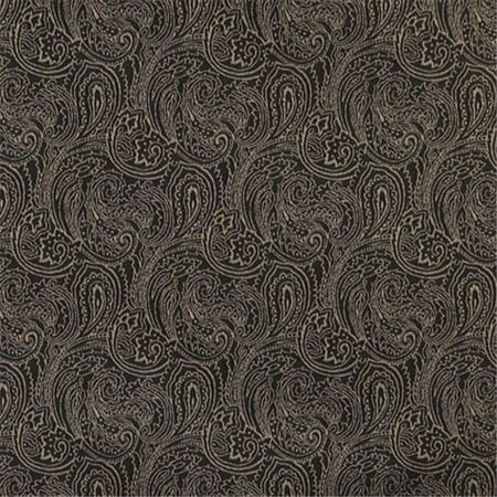 Designer Fabrics B633 54 In Wide Black 44 Traditional Paisley Designer Fabrics B633 54 In Wide Black 44 Traditional Paisley Jacquard Woven Upholstery