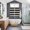 Black, variant on Black White Striped Kitchen Curtains Window Panels, Farmhouse Vintage Shabby Chic Wood Grain Insulated Window Treatment Curtain, Grommet Curtains for Bedroom/Living Room/Bathroom, 2 Piece 52"Wx63"L