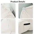 thumbnail image 5 of Sofa Bed Head Reading Pillow 75x55cm 2 Colors 100% Natural Cotton Filling Back Support Pillow for Bed Sofa, 5 of 6