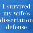 thumbnail image 3 of CafePress - I Survived My Wife's Disserta T Shirt - Mens Football Shirt, 3 of 4