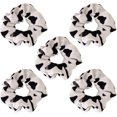 thumbnail image 1 of 5 Pcs Bandeau Extensible Imprimé Léopard Vache pour Femmes, 1 of 5