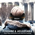 thumbnail image 2 of REDESS Ear Warmers for Men and Women Polar Fleece Kint Foldable Winter EarMuffs-2 pack, 2 of 7