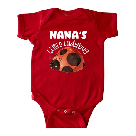 

Inktastic Nana s Little Ladybug Gift Baby Boy or Baby Girl Bodysuit