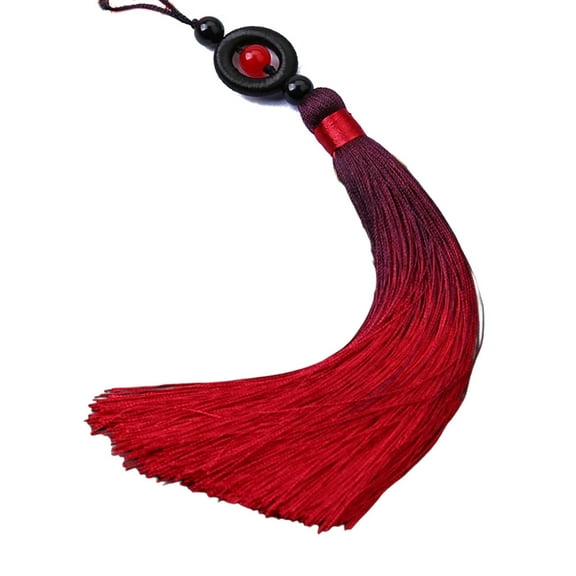 FENOHREFE Elegant Polyester Taiji Swords Tassels for Martial Arts and Cultural Decoration Decorative Luck Beads Fringe Pendant