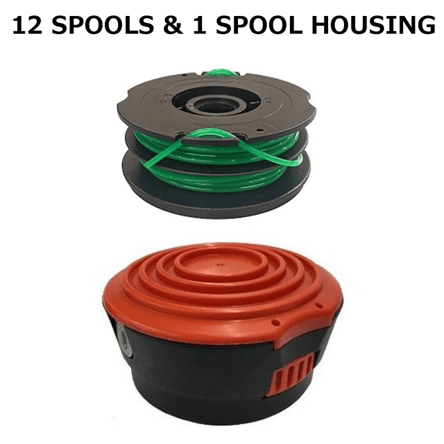 Spool Kit for Black & Decker Grass Hog XP, 14" String Trimmer, GH1000