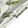 thumbnail image 4 of HAHDAXIA Plant Pattern Bedding Solid Comforter Set for All Seasons,3 Pieces(1 Comforter+2 Pillowcases),Soft Microfiber Bedding Set Full(79"x90"), 4 of 7