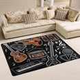 thumbnail image 2 of SKYSONIC Musical Instrument Lightweight Carpet Mats Area Soft Rugs Floor Mat Doormat Decoration for Rooms Entrance 36x24 inch, 2 of 6