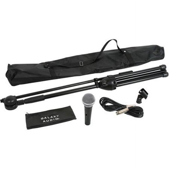 Galaxy Audio RT66SXD Complete Unidirectional Cardioid Microphone Stand Kit