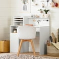 thumbnail image 3 of South Shore Crea Craft Desk with Hutch, White, 3 of 14