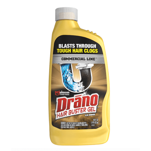 Drano Hair Buster Gel Commercial Line 16 Fluid ounce(s) Drain Cleaner Pour bottle