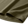 thumbnail image 5 of UVEASISHA Slim Fit Henley Shirts for Men Raglan Long Sleeve Baseball T Shirt 3 Button Up Collarless T-Shirts Soft Comfy Casual Tees Army Green XXL, 5 of 5