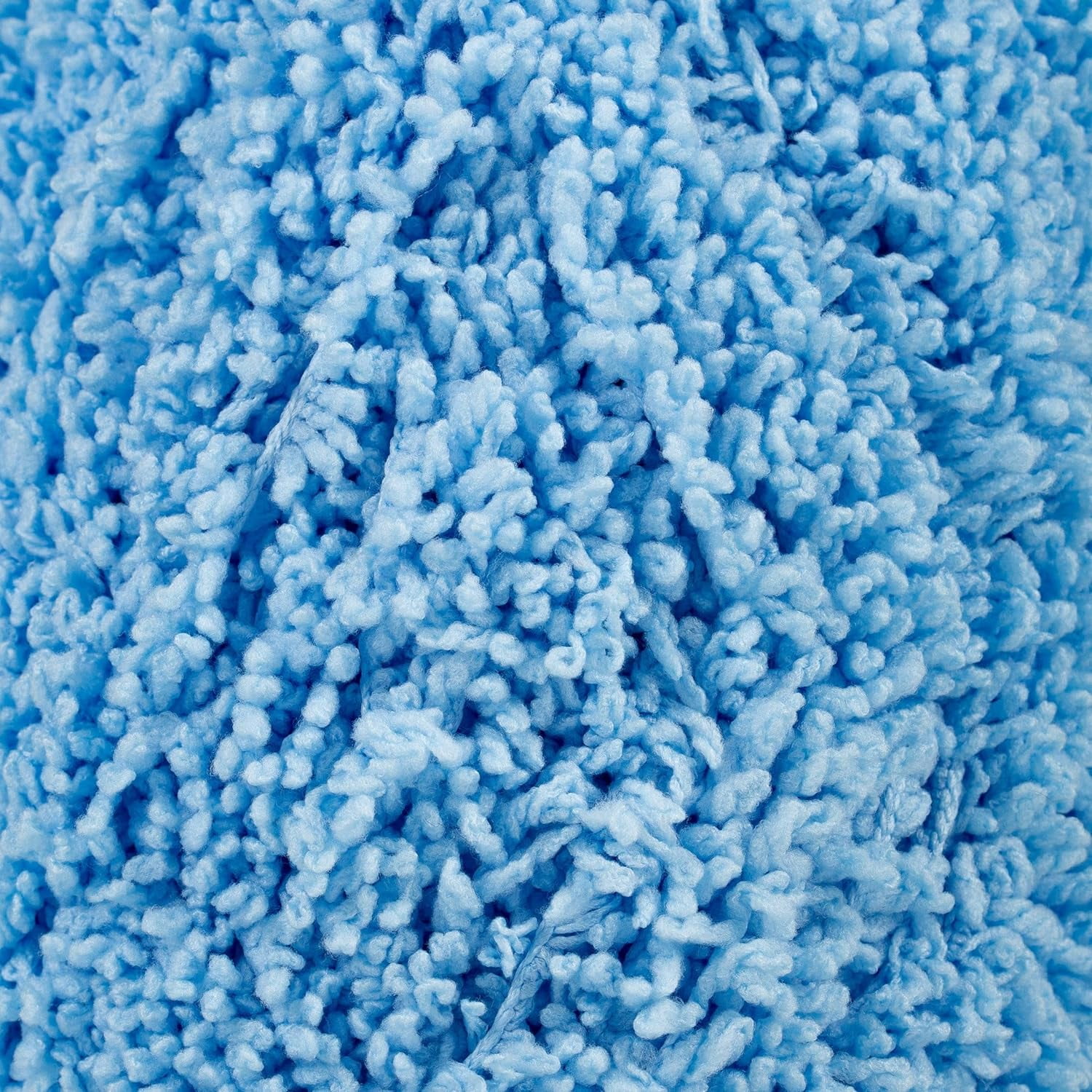 Sensy Teddy Yarn for Crocheting, Sheepy Yarn, Sherpa Fleece Yarn, Soft Fluffy and Cozy Yarn, Baby Blanket Yarn, Amigurumi Yarn, 3.5 oz, 109 Yards, Gauge 5 Bulky (Baby Blue)