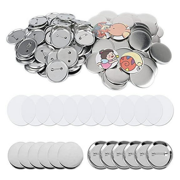 100pcs Tinplate Badge Consumables Badge Consumables Badge Machine For DIY Craft Making Badge Accessories ,Widely Use