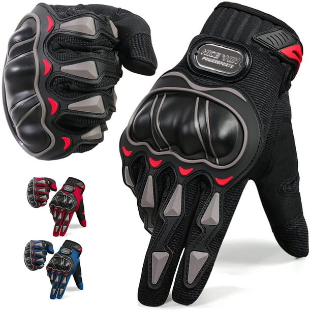 Motocross gloves store with knuckle protection