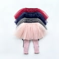 thumbnail image 6 of SYNPOS Little Girls Footless Leggings with Lace Ruffle Tutu Skirt Solid Pantskirt 0-5 Years, 6 of 7