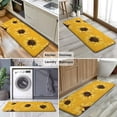 thumbnail image 6 of Yellow Sunflower Pattern Kitchen Rug Mat,Kitchen Runner Rugs Non Skid Washable,Decorative Kitchen Floor Mats for Kitchen,Sink,Laundry,17"x47.2", 6 of 7