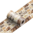 thumbnail image 7 of 2 Rolls Marble Wallpaper Borders for Mirror Frame Border Contact Paper for Bathroom Marble Frame Stickers for Wall Decor Vinyl Waterproof Peel and Stick Wallpaper Border,4"x95", 7 of 7