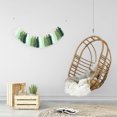 thumbnail image 4 of SHISUYAN Green Cotton Tassel Rope Wall Hanging Decoration for Home Decor Practical and Chic 7.5 Inches, 4 of 8