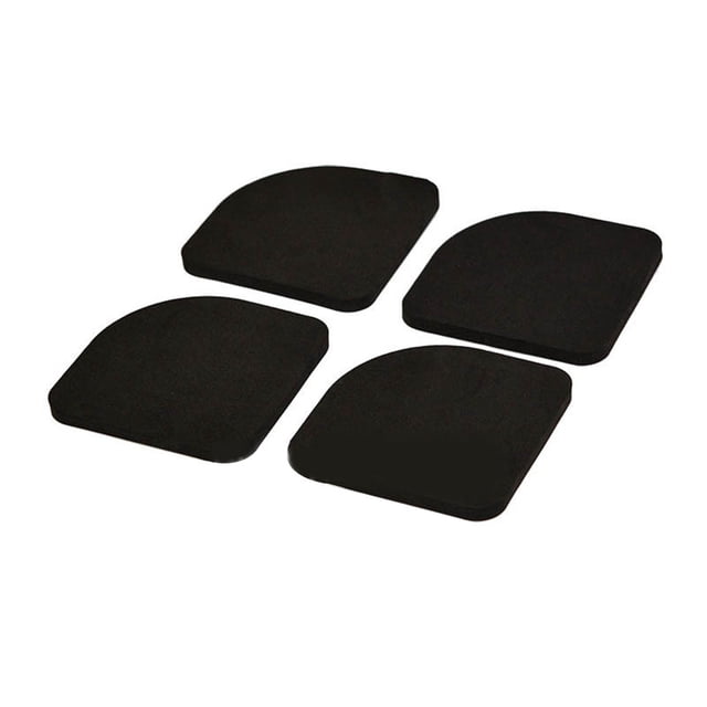 Bewildely Almohadillas antideslizantes para lavadora, 4 Uds., negras, EVA, multifuncionales, antideslizantes, almohadilla silenciosa para refrigerador Type3 NO3 Bewildely JJ16333-00