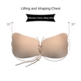 thumbnail image 4 of Invisible Strapless Adhesive Stick Bra Strapless Push Up Bras Women Sexy Backless Lingerie Seamless Silicone Bralette Underwear, 4 of 5