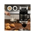 thumbnail image 4 of Coffee Maker, Programmable Drip Coffee Machine 10-Cup With Touch-Screen, Pause & Serve, 430 Stainless Steel,Black., 4 of 8